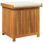 vidaXL Outdoor-Kissenbox 60x50x61 cm Massivholz Akazie