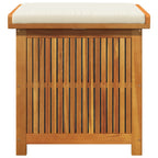 vidaXL Outdoor-Kissenbox 60x50x61 cm Massivholz Akazie