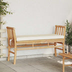 vidaXL Gartenbank mit Kissen Braun 110 x 38 x 65cm Bambus