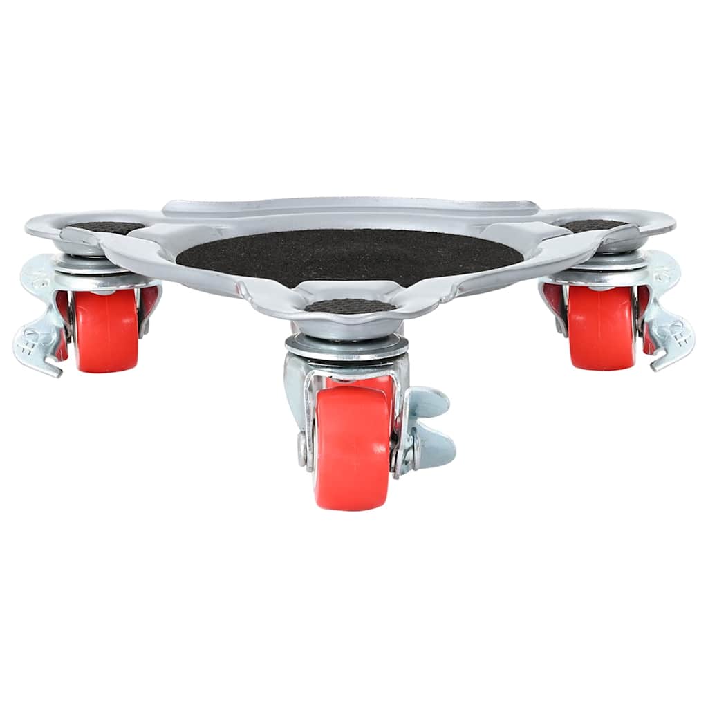 vidaXL Möbelrollen 4 Stk. mit Heber 14,5x13,5x4 cm Stahl 400 kg