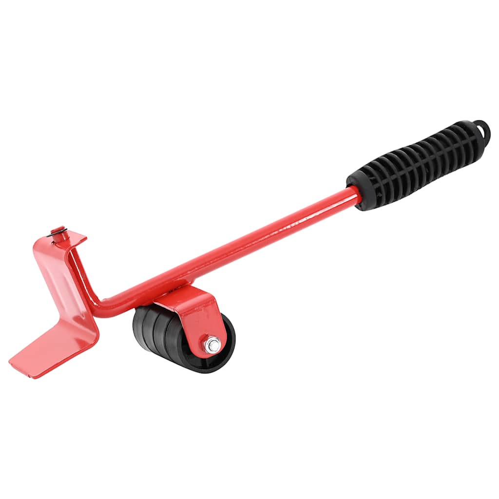 vidaXL Möbelrollen 8 Stück mit Hebern Rot 9,8x7,5x3 cm 150 kg