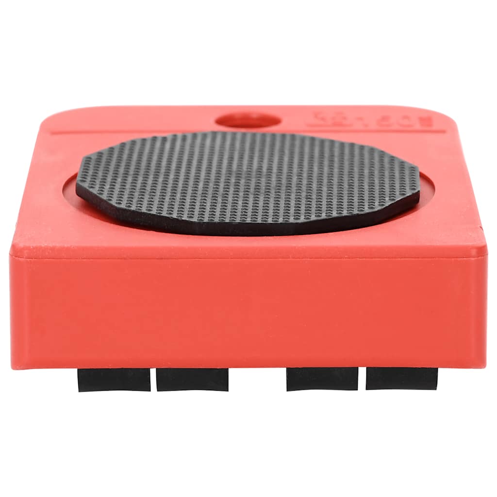 vidaXL Möbelrollen 8 Stück mit Hebern Rot 9,8x7,5x3 cm 150 kg