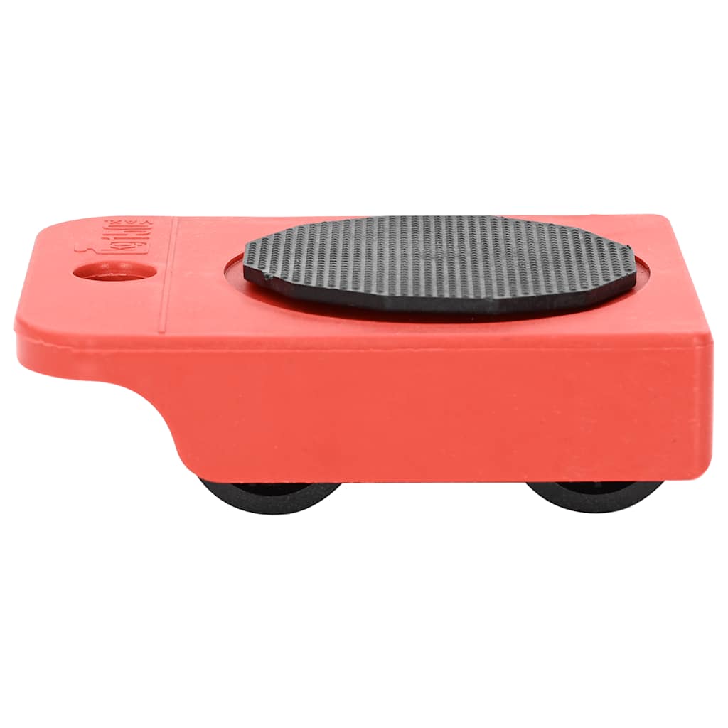 vidaXL Möbelrollen 8 Stück mit Hebern Rot 9,8x7,5x3 cm 150 kg
