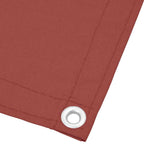 vidaXL Balkon-Sichtschutz Terrakotta 75x800 cm 100 % Polyester-Oxford