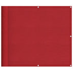 vidaXL Balkon-Sichtschutz Rot 90x700 cm 100% Polyester-Oxford