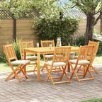 vidaXL Klappstuhl 6 pcs Weiß 49 x 57,5 x 92 cm Massivholz Akazie