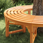 vidaXL Baumbank 2 pcs Natur 160 x 80 x 45cm Massives Eukalyptus Holz