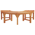 vidaXL Baumbank 2 pcs Natur 160 x 80 x 45cm Massives Eukalyptus Holz