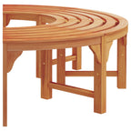 vidaXL Baumbank 2 pcs Natur 160 x 80 x 45cm Massives Eukalyptus Holz