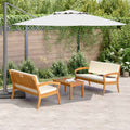 vidaXL Bistrogarnitur mit Kissen 3 pcs Braun Polyester