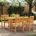 vidaXL Gartenstühle 4 pcs Natur Massives Akazienholz