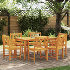 vidaXL Gartenstühle 6 pcs Natur Massives Akazienholz