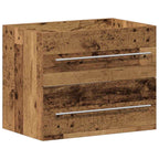 vidaXL Waschbeckenschrank 2 pcs Altholz Engineered Holz und Keramik