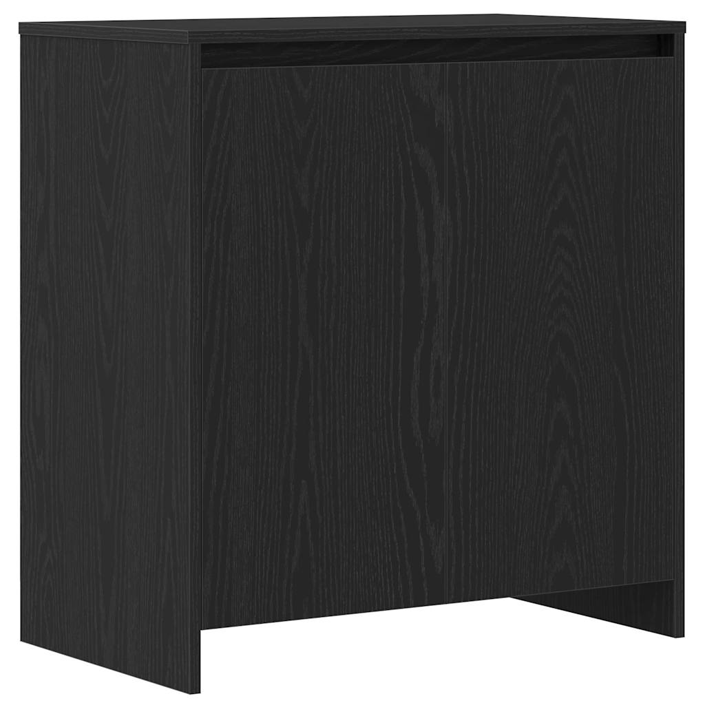 vidaXL Sideboard 2 pcs Schwarz 70 x 41 x 75 cm Holzwerkstoff