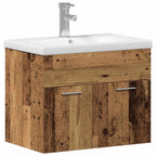 vidaXL Badezimmerschrank Altholz 60 x 38,5 x 46 cm Holzwerkstoff