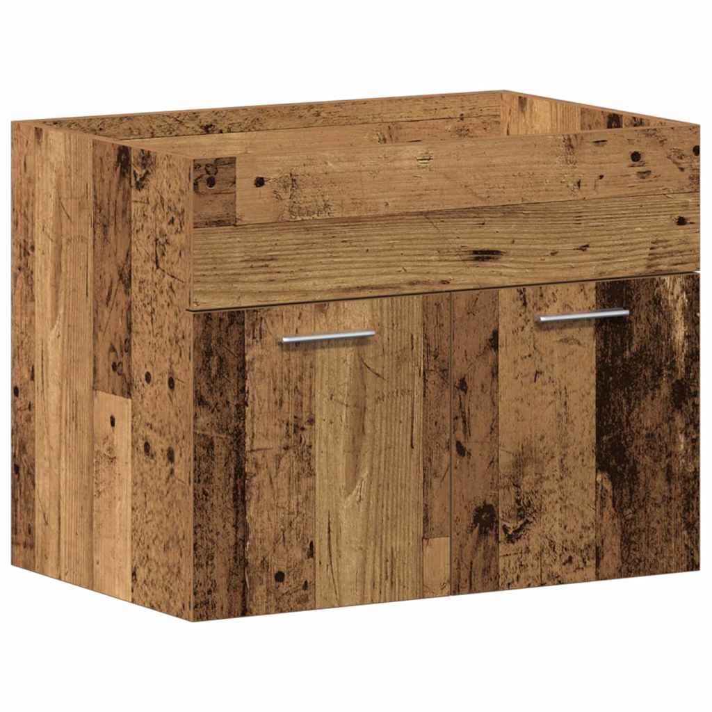 vidaXL Badezimmerschrank Altholz 60 x 38,5 x 46 cm Holzwerkstoff