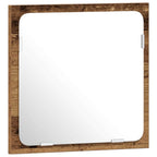 vidaXL Badezimmermöbel-Set Wandmontiert 3 pcs Altholz Holzwerkstoff