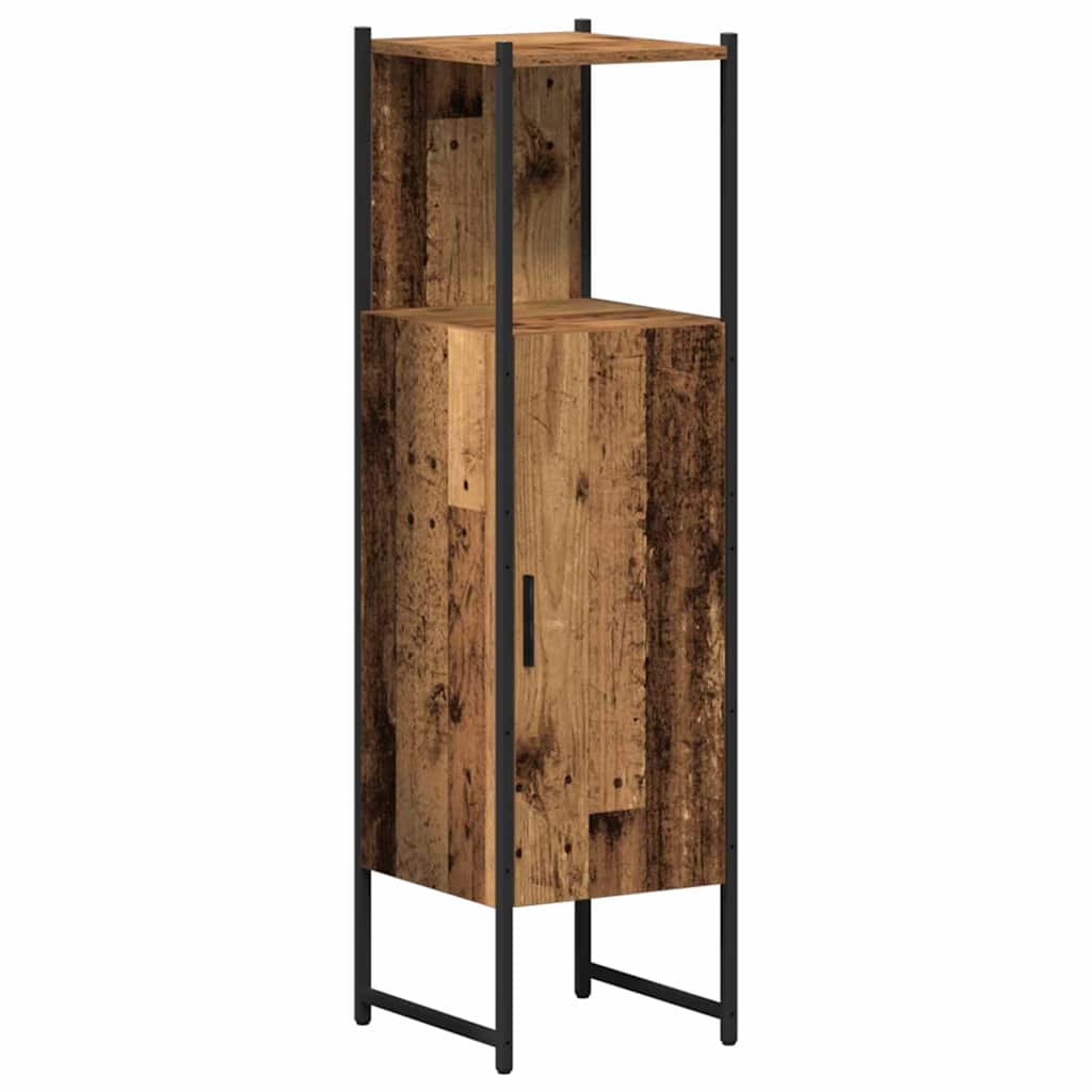 vidaXL Badezimmermöbel Set mit Speicher 3 pcs Braun 33 x 33 x 120.5 cm