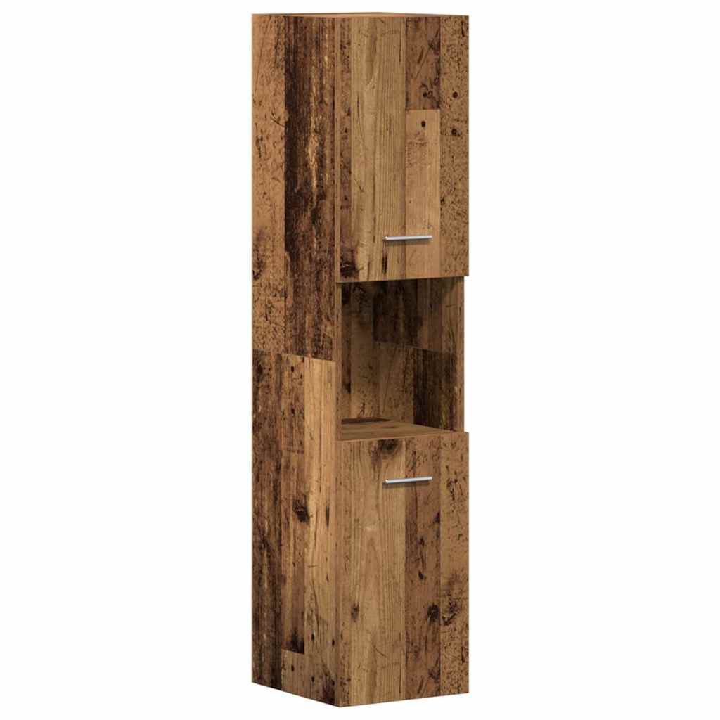 vidaXL Badezimmermöbel-Set mit Schubladen 4 pcs Altholz Holzwerkstoff