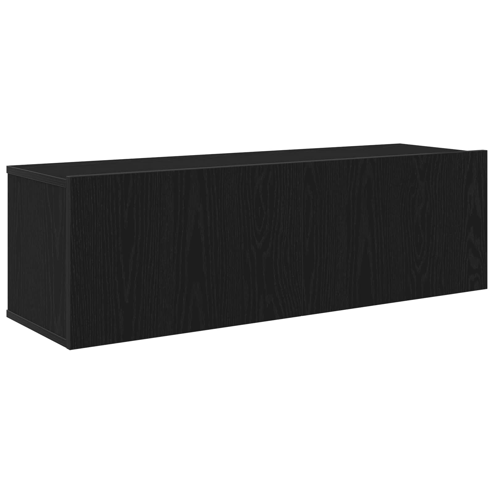 vidaXL TV-Schrankset 7 pcs Schwarz Eichen-Optik 100 x 30 x 30 cm