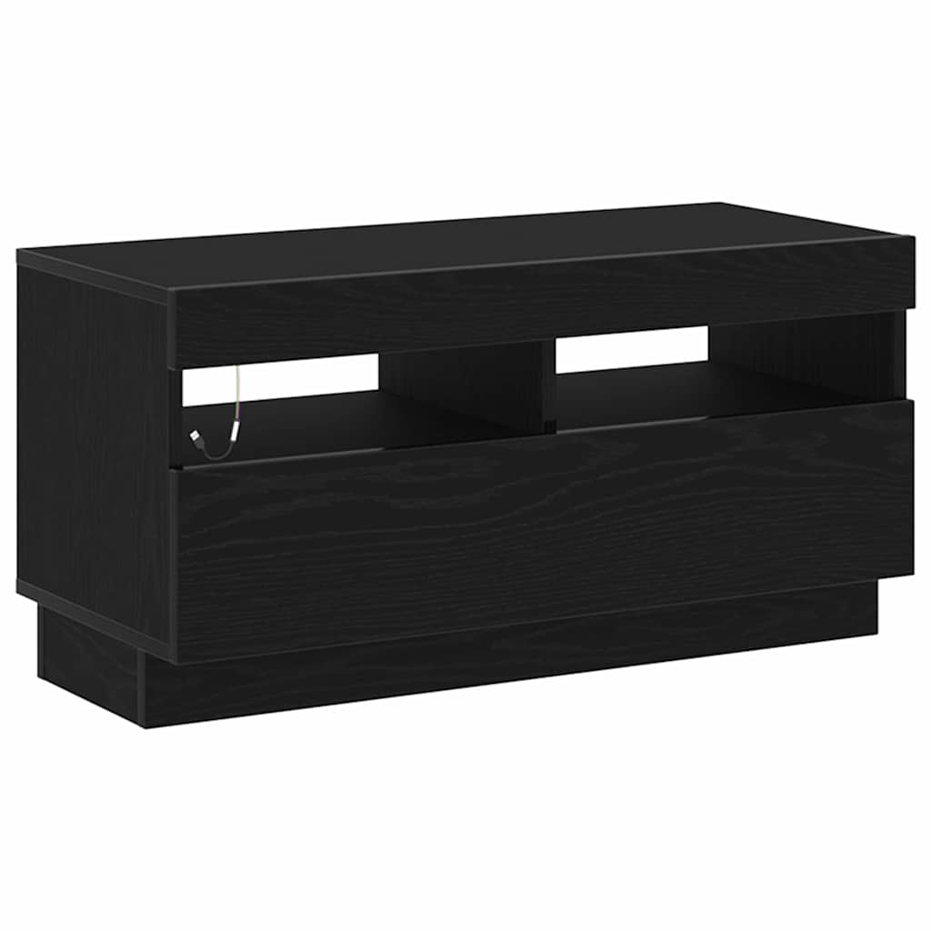 vidaXL TV-Schrankset 3 pcs Schwarz 260 x 35 x 40 cm Holzwerkstoff