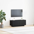 vidaXL TV-Schränk Schwarz Eichen-Optik 100 x 35 x 40 cm Holzwerkstoff
