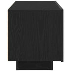 vidaXL TV-Schränk Schwarz Eichen-Optik 100 x 35 x 40 cm Holzwerkstoff