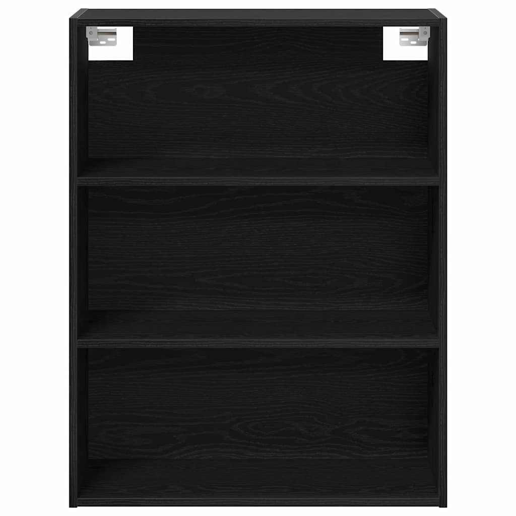 vidaXL Highboard 2 pcs Schwarz Eichen-Optik Holzwerkstoff
