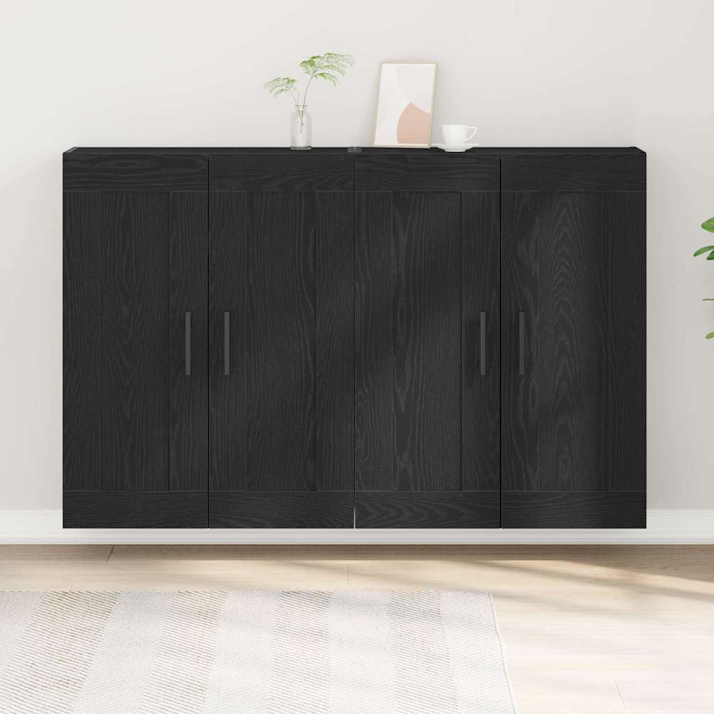 vidaXL Wandmontierter Schrank 2 pcs Altholz 69,5 x 34 x 90 cm