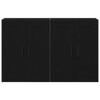 vidaXL Wandmontierter Schrank 2 pcs Altholz 69,5 x 34 x 90 cm