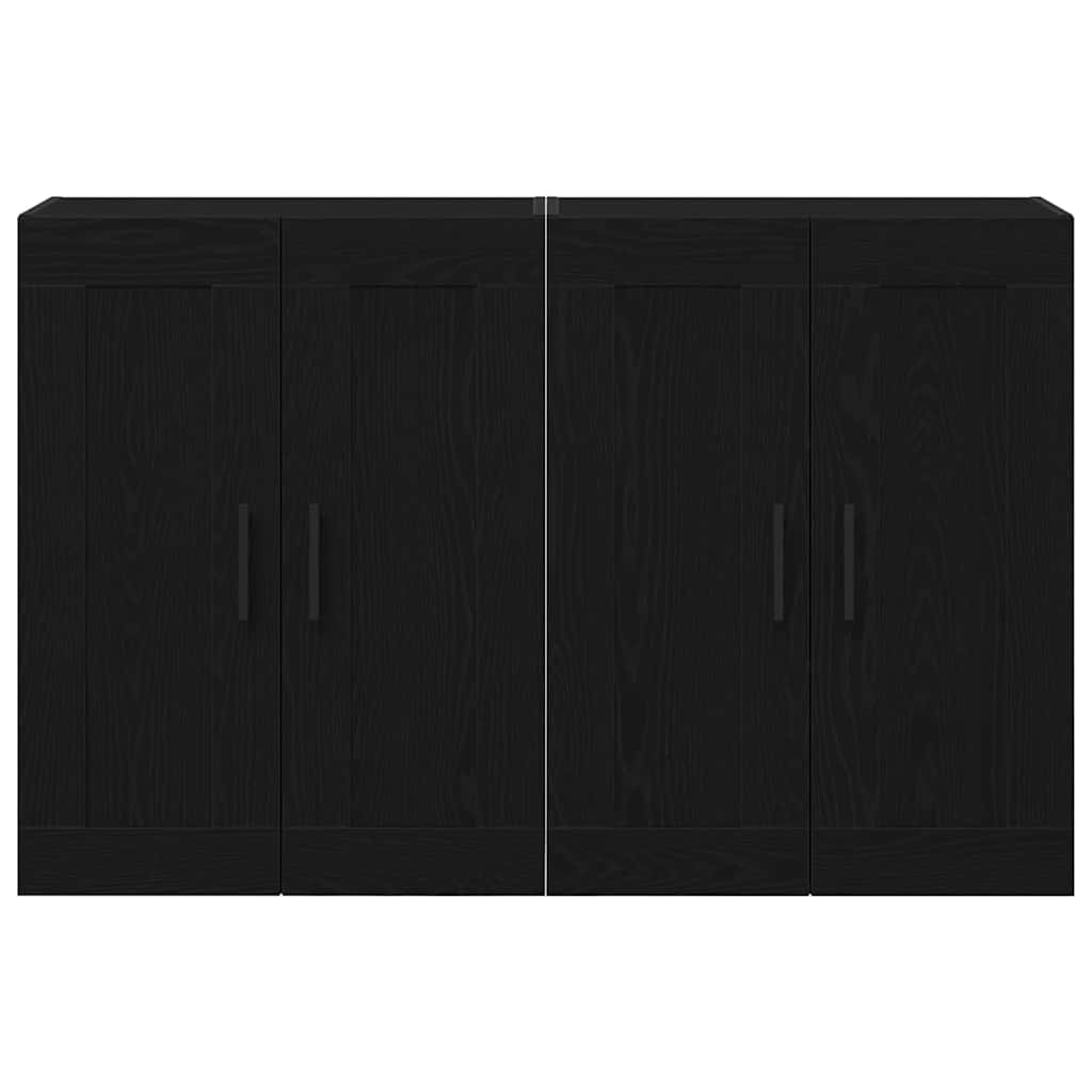 vidaXL Wandmontierter Schrank 2 pcs Altholz 69,5 x 34 x 90 cm
