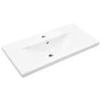 vidaXL Waschbeckenschrank Wandmontiert 2 pcs Altholz 80 x 38,5 x 48 cm