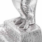 vidaXL Buchstützen 2 pcs Silber 12 x 9 x 19 cm Aluminium