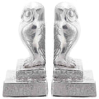 vidaXL Buchstützen 2 pcs Silber 12 x 9 x 19 cm Aluminium