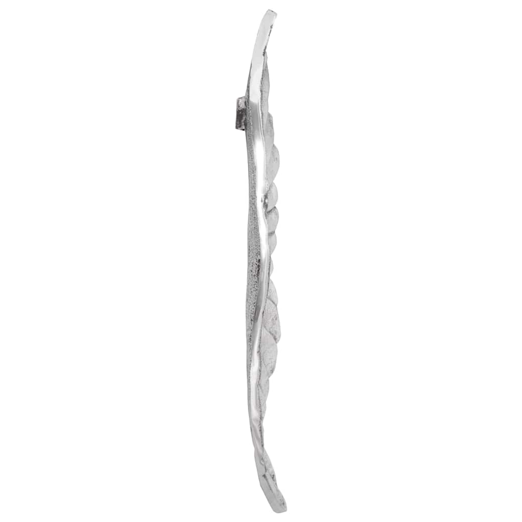 vidaXL Flügel-Skulptur 2 pcs Silber 31 x 5 x 91 cm Aluminium