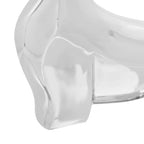 vidaXL Stierskulptur Silber 37 x 44 x 17 cm Aluminium