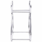 vidaXL Weinregal Silber 23 x 14 x 28 cm Aluminium