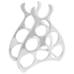 vidaXL Weinregal Silber 23 x 14 x 28 cm Aluminium