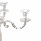 vidaXL Kerzenhalter Silber 39 x 39 x 60 cm Aluminium