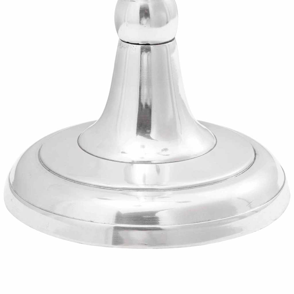 vidaXL Kerzenhalter Silber 39 x 39 x 60 cm Aluminium
