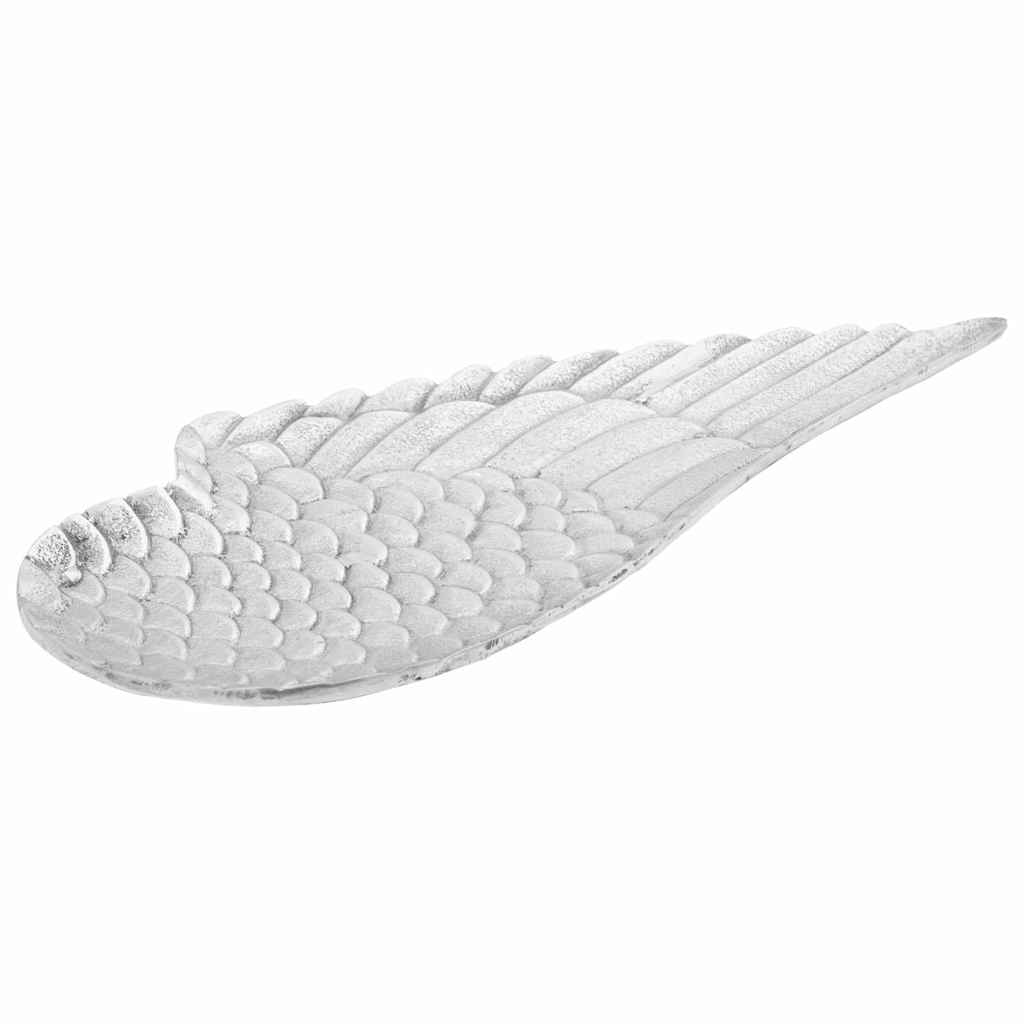 vidaXL Obstkorb 2 pcs Silber 40 x 18 x 2,5 cm Aluminium