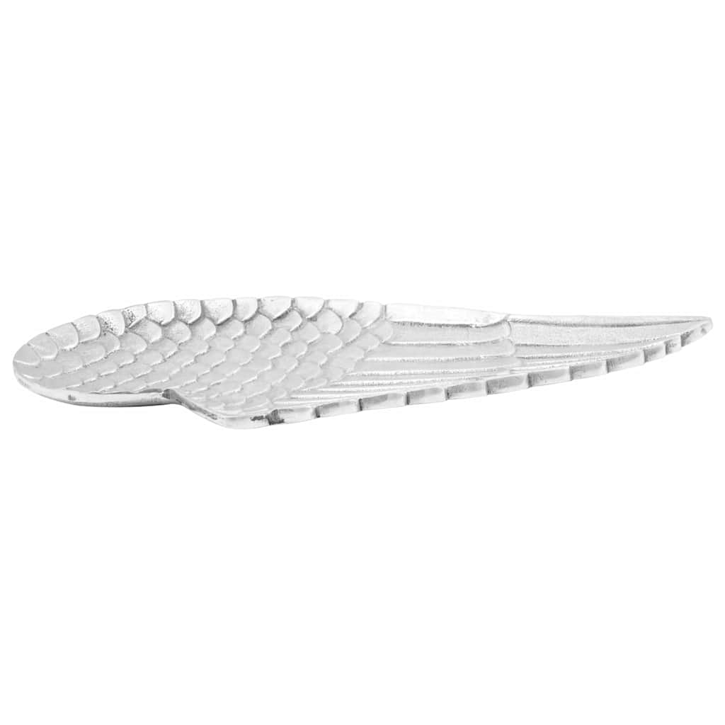 vidaXL Obstkorb 2 pcs Silber 40 x 18 x 2,5 cm Aluminium