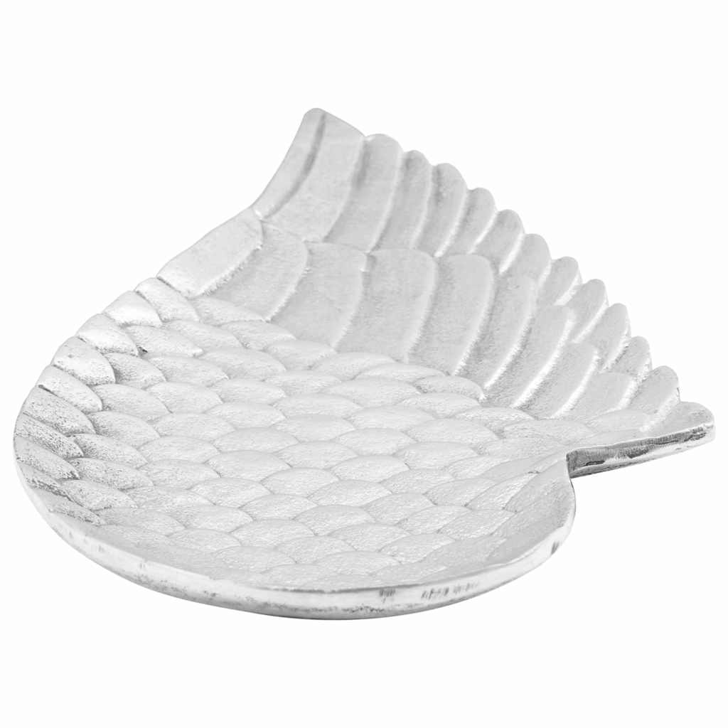 vidaXL Obstkorb 2 pcs Silber 40 x 18 x 2,5 cm Aluminium