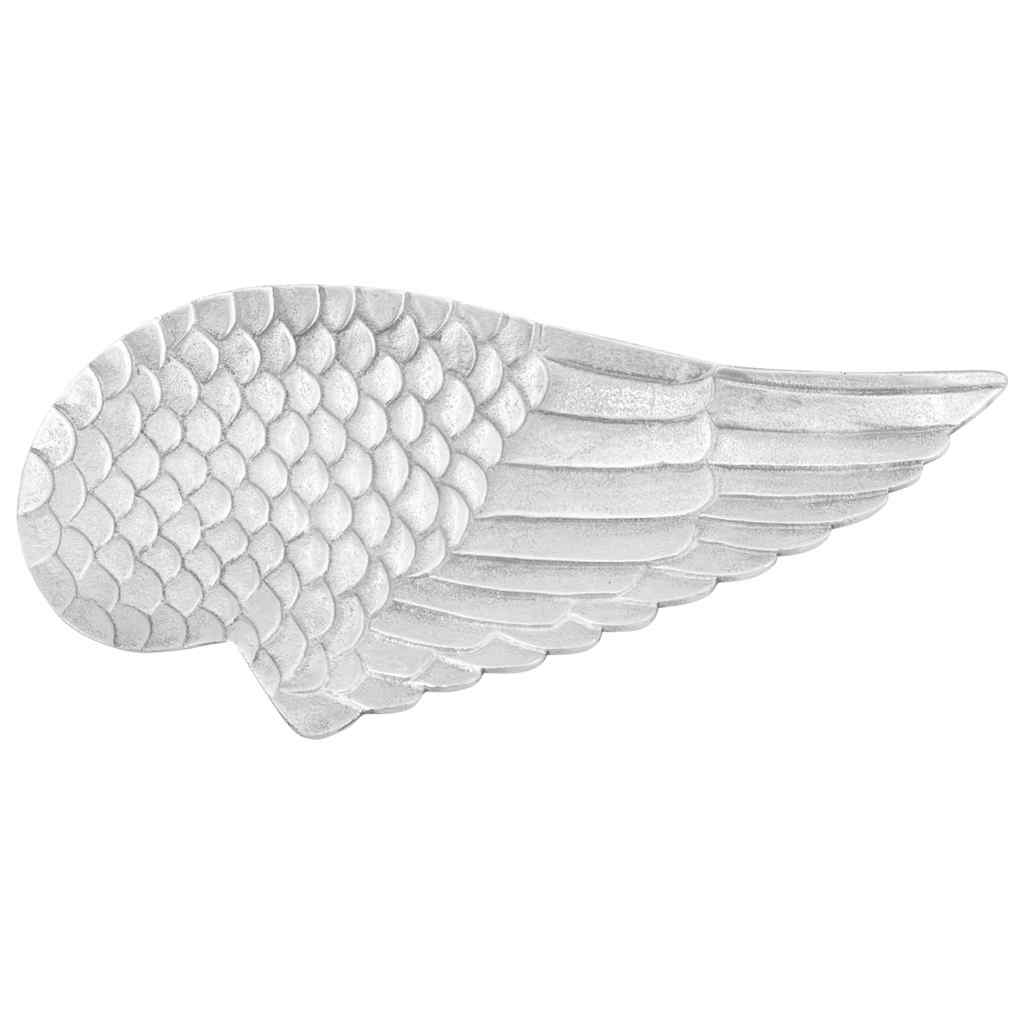 vidaXL Obstkorb 2 pcs Silber 40 x 18 x 2,5 cm Aluminium