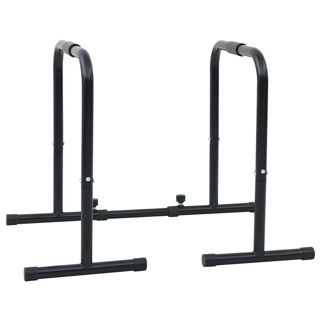 vidaXL Dip-Stange Schwarz 116 x 66 x 74,5 cm Pulverbeschichteter Stahl