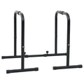 vidaXL Dip-Stange Schwarz 116 x 66 x 74,5 cm Pulverbeschichteter Stahl