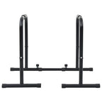 vidaXL Dip-Stange Schwarz 116 x 66 x 74,5 cm Pulverbeschichteter Stahl