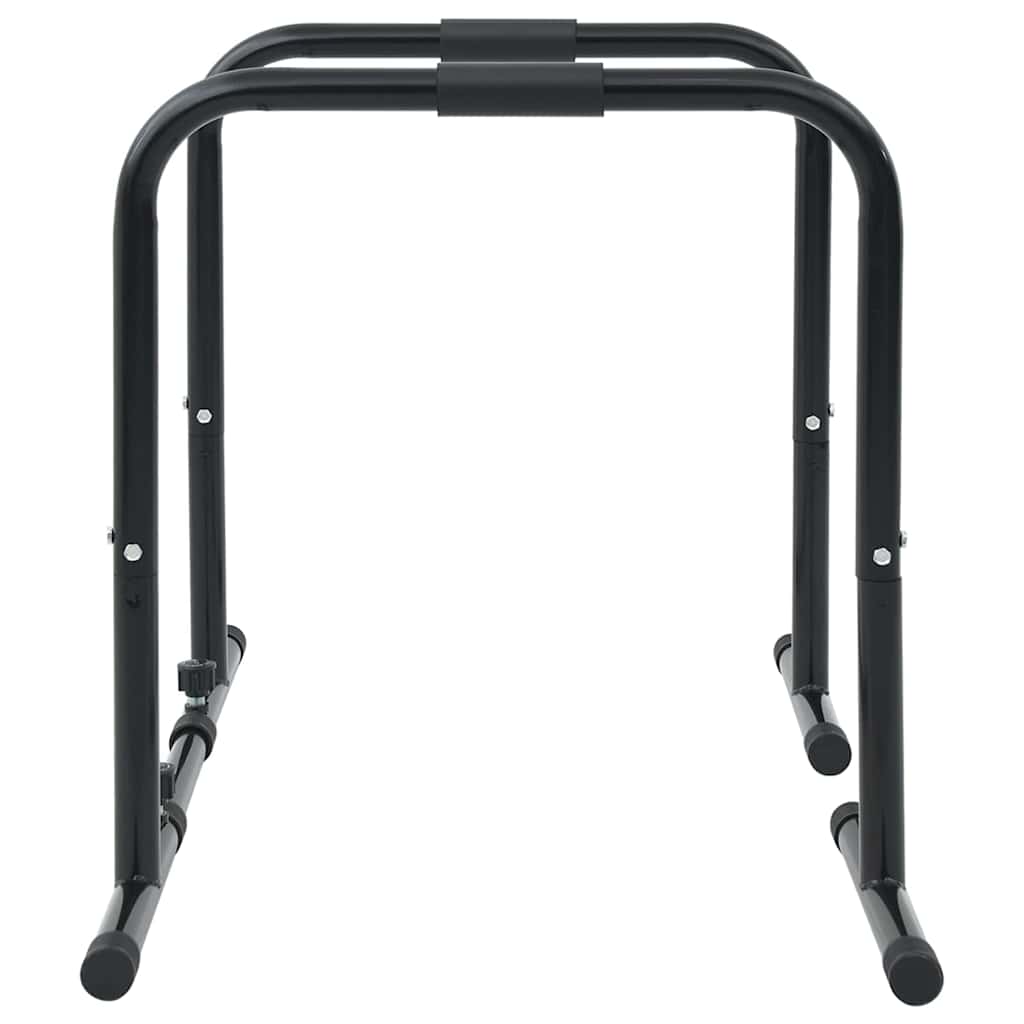 vidaXL Dip-Stange Schwarz 116 x 66 x 74,5 cm Pulverbeschichteter Stahl