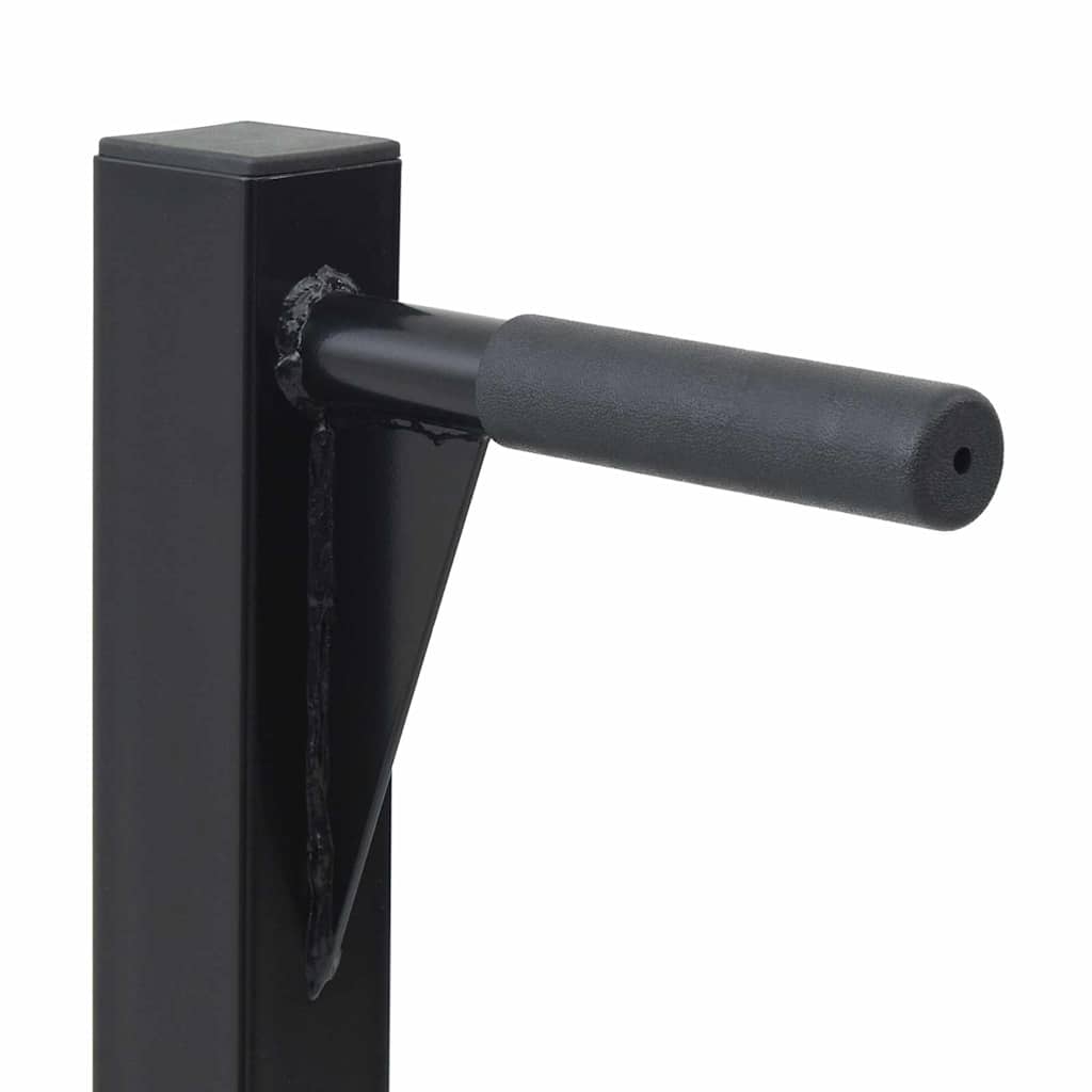vidaXL Dip Station Schwarz 103,5 x 66,5 x 121,5 cm