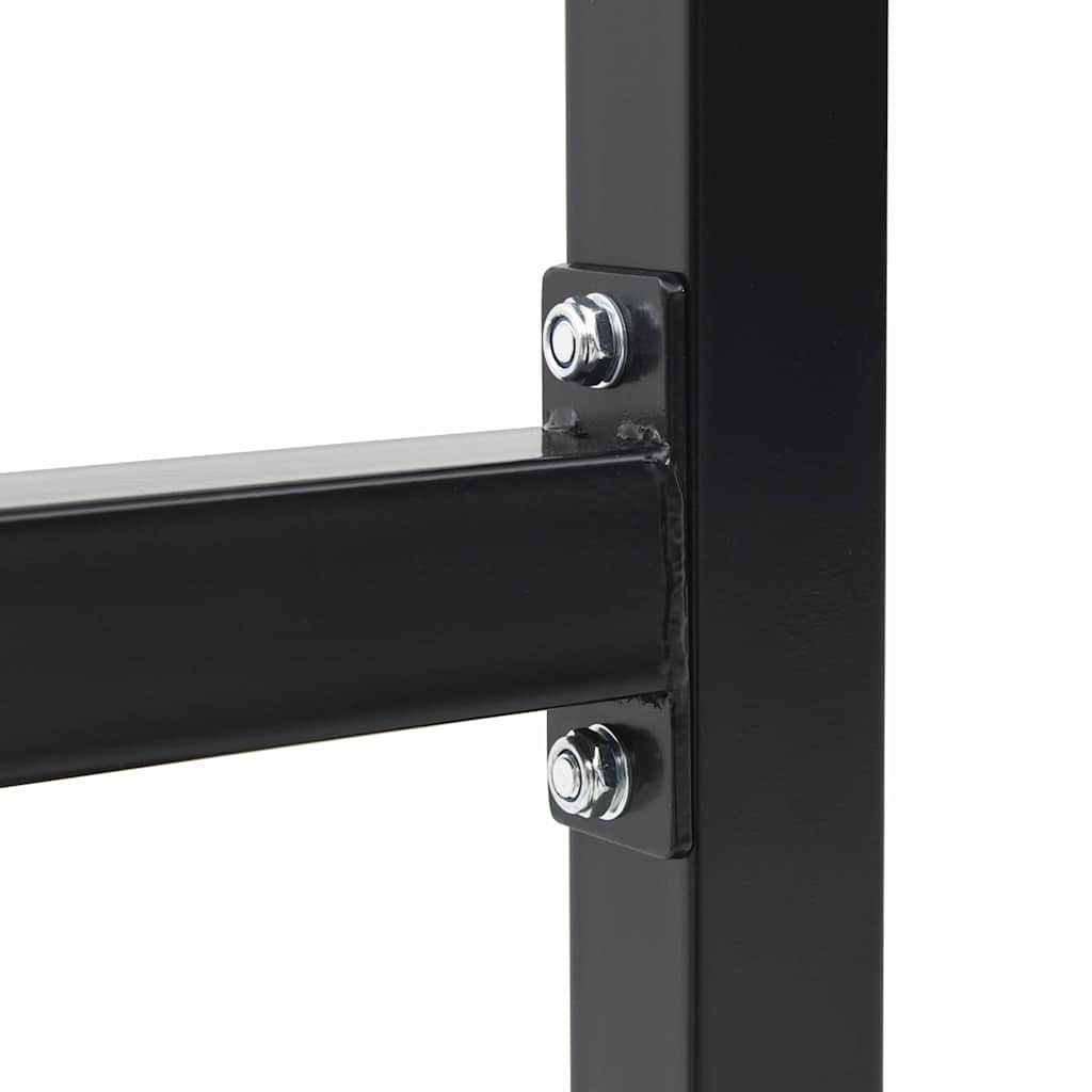 vidaXL Dip Station Schwarz 103,5 x 66,5 x 121,5 cm